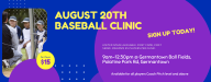 August 2022 Baseball Clinic